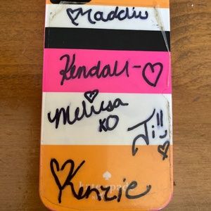 Autographed phone case